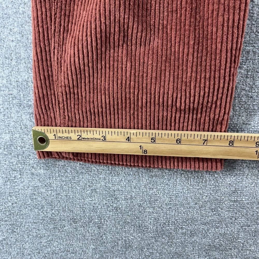 Pact Corduroy Organic Cotton Pants Women Size Large  Rust Brown Casual - Picture 6 of 9